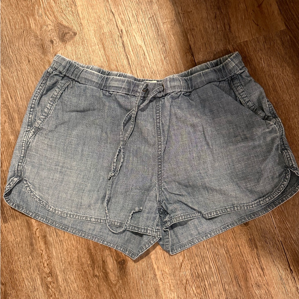 Jcrew Drawstring Chambray Shorts - image 2